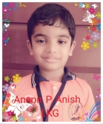 Anson P Anish, Grade: LKG