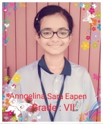 Anngelina Sara Eapen , Grade: VII