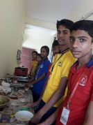 Grade10 enjoying their Cooking Class as part of WE....